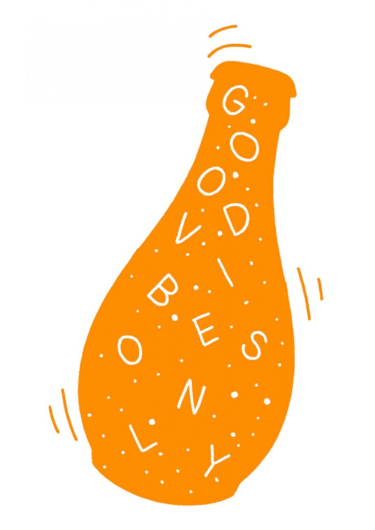 Illustration by Jean André for Orangina — Good vibes only